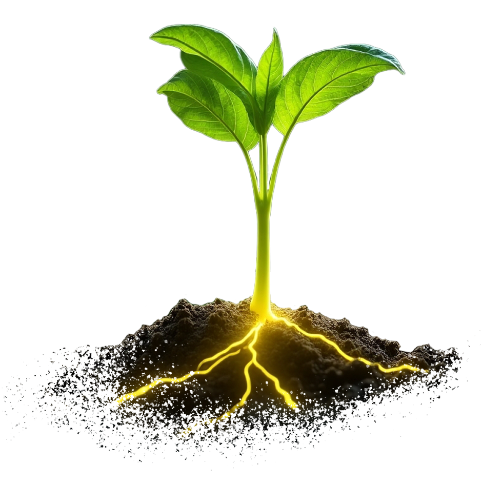 plant with gold roots 1